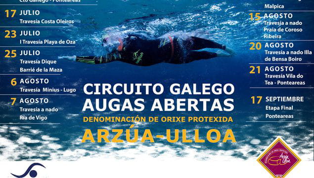 Travesía Costa Desarrolla by Duacode presente en el XVIII Circuito Gallego de Aguas Abiertas