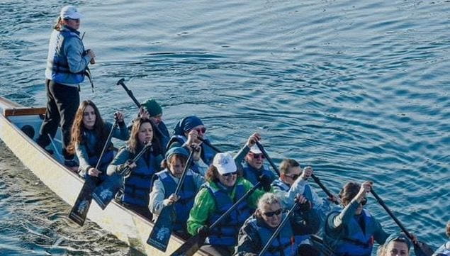 SALIDA AL MAR CON EL DRAGON BOAT DE BOLBORETAS