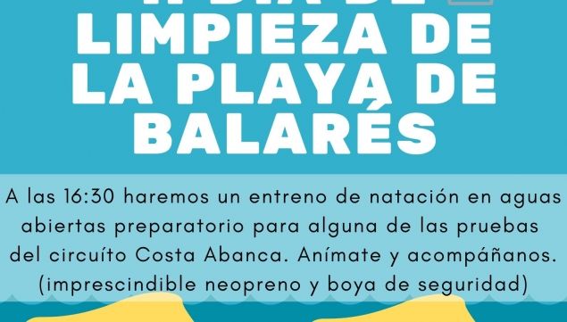 Solidariedad y deporte  en la playa de Balarés